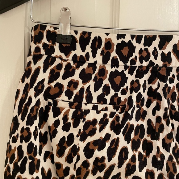 J. Crew High Rise Remi Pant in Leopard Print - Picture 6 of 8